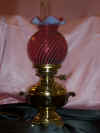 ca. 1800s Antique Bradley & Hubbard Sugar Bowl lamp $225.00 plus shade of your cholice, shade holder and chimney.  UU00x38