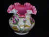 4 in Hand  Painted Peach Blow Fenton for W.G.Wright Co..jpg (46645 bytes)